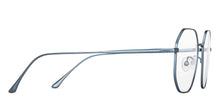 Load image into Gallery viewer, Blue Hexagonal Full Rim Unisex Eyeglasses by John Jacobs-147625