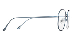 Blue Hexagonal Full Rim Unisex Eyeglasses by John Jacobs-147625
