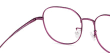 Load image into Gallery viewer, Purple Round Full Rim Women Eyeglasses by John Jacobs-147628