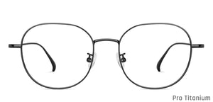 Gunmetal Hexagonal Full Rim Unisex Eyeglasses by John Jacobs-147629