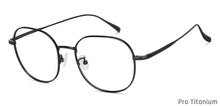 Load image into Gallery viewer, Gunmetal Hexagonal Full Rim Unisex Eyeglasses by John Jacobs-147629