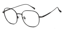 Load image into Gallery viewer, Gunmetal Hexagonal Full Rim Unisex Eyeglasses by John Jacobs-147629