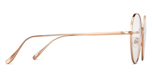 Copper Round Full Rim Unisex Eyeglasses by John Jacobs-147617