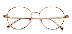 Copper Round Full Rim Unisex Eyeglasses by John Jacobs-147617