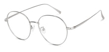 Load image into Gallery viewer, Silver Round Full Rim Unisex Eyeglasses by John Jacobs-147631
