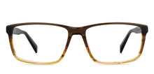 Load image into Gallery viewer, Brown Rectangle Full Rim Unisex Eyeglasses by John Jacobs-148293