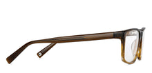 Load image into Gallery viewer, Brown Rectangle Full Rim Unisex Eyeglasses by John Jacobs-148293