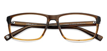 Load image into Gallery viewer, Brown Rectangle Full Rim Unisex Eyeglasses by John Jacobs-148293