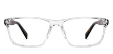 Load image into Gallery viewer, Transparent Rectangle Full Rim Unisex Eyeglasses by John Jacobs-148294