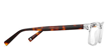 Load image into Gallery viewer, Transparent Rectangle Full Rim Unisex Eyeglasses by John Jacobs-148294