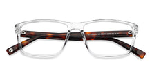 Load image into Gallery viewer, Transparent Rectangle Full Rim Unisex Eyeglasses by John Jacobs-148294