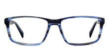 Load image into Gallery viewer, Blue Rectangle Full Rim Unisex Eyeglasses by John Jacobs-148296
