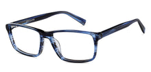 Load image into Gallery viewer, Blue Rectangle Full Rim Unisex Eyeglasses by John Jacobs-148296