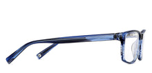 Load image into Gallery viewer, Blue Rectangle Full Rim Unisex Eyeglasses by John Jacobs-148296