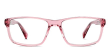 Load image into Gallery viewer, Pink Rectangle Full Rim Unisex Eyeglasses by John Jacobs-148299