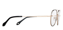 Load image into Gallery viewer, Black Aviator Full Rim Unisex Eyeglasses by John Jacobs-149137