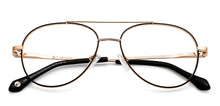 Load image into Gallery viewer, Black Aviator Full Rim Unisex Eyeglasses by John Jacobs-149137
