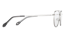 Load image into Gallery viewer, Silver Rectangle Full Rim Unisex Eyeglasses by John Jacobs-149154