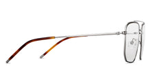 Load image into Gallery viewer, Silver Rectangle Full Rim Unisex Eyeglasses by John Jacobs-149581