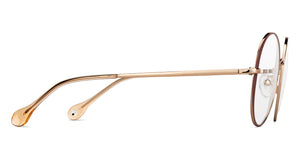 Copper Round Full Rim Unisex Eyeglasses by John Jacobs-149214