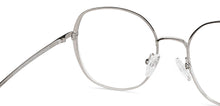 Load image into Gallery viewer, Silver Round Full Rim Unisex Eyeglasses by John Jacobs-149215