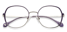 Load image into Gallery viewer, Silver Round Full Rim Unisex Eyeglasses by John Jacobs-149215