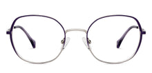Load image into Gallery viewer, Silver Round Full Rim Unisex Eyeglasses by John Jacobs-149215