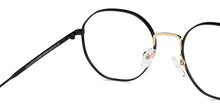 Load image into Gallery viewer, Gold Round Full Rim Unisex Eyeglasses by John Jacobs-149285