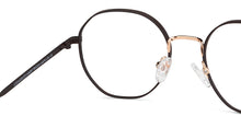 Load image into Gallery viewer, Gold Round Full Rim Unisex Eyeglasses by John Jacobs-149287