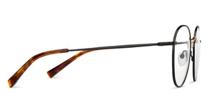 Gold Round Full Rim Unisex Eyeglasses by John Jacobs-150373
