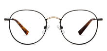 Load image into Gallery viewer, Gold Round Full Rim Unisex Eyeglasses by John Jacobs-150373