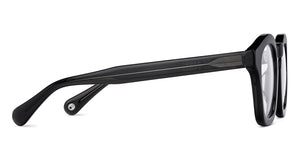 Black Wayfarer Full Rim Unisex Eyeglasses by John Jacobs-150671