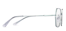 Load image into Gallery viewer, Gunmetal Hexagonal Full Rim Unisex Eyeglasses by John Jacobs-150680