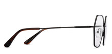 Load image into Gallery viewer, Black Hexagonal Full Rim Unisex Eyeglasses by John Jacobs-150681