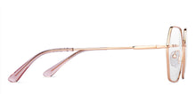 Load image into Gallery viewer, Gold Hexagonal Full Rim Unisex Eyeglasses by John Jacobs-150682