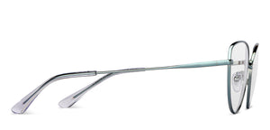 Gunmetal Cat Eye Full Rim Women Eyeglasses by John Jacobs-150685