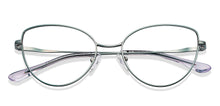 Load image into Gallery viewer, Gunmetal Cat Eye Full Rim Women Eyeglasses by John Jacobs-150685