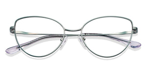 Gunmetal Cat Eye Full Rim Women Eyeglasses by John Jacobs-150685