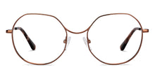 Load image into Gallery viewer, Copper Hexagonal Full Rim Unisex Eyeglasses by John Jacobs-150686