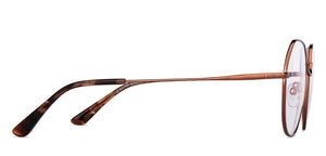 Copper Hexagonal Full Rim Unisex Eyeglasses by John Jacobs-150686