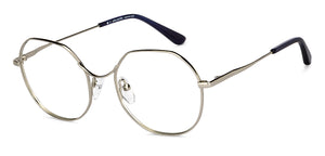 Gunmetal Hexagonal Full Rim Unisex Eyeglasses by John Jacobs-150687