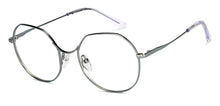 Load image into Gallery viewer, Gunmetal Hexagonal Full Rim Unisex Eyeglasses by John Jacobs-150688