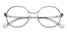 Load image into Gallery viewer, Gunmetal Hexagonal Full Rim Unisex Eyeglasses by John Jacobs-150688