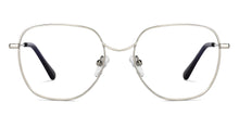 Load image into Gallery viewer, Gunmetal Hexagonal Full Rim Unisex Eyeglasses by John Jacobs-150693