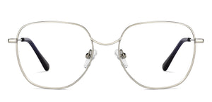 Gunmetal Hexagonal Full Rim Unisex Eyeglasses by John Jacobs-150693