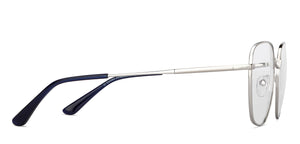 Gunmetal Hexagonal Full Rim Unisex Eyeglasses by John Jacobs-150693