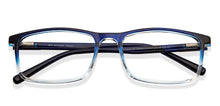 Load image into Gallery viewer, Blue Rectangle Full Rim Unisex Eyeglasses by John Jacobs-150865
