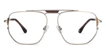 Load image into Gallery viewer, Gunmetal Square Full Rim Unisex Eyeglasses by John Jacobs-150963