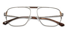 Load image into Gallery viewer, Gunmetal Square Full Rim Unisex Eyeglasses by John Jacobs-150963