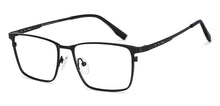 Load image into Gallery viewer, Black Rectangle Full Rim Unisex Eyeglasses by John Jacobs-151243